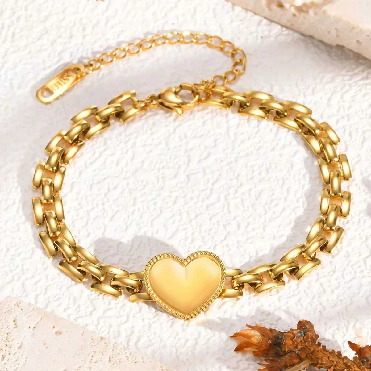 Trendy Love Bracelet for Wen Stainless Steel Strap Chain Bracelets Exquisite Party Jewelry Mothers Day Gift X2507181