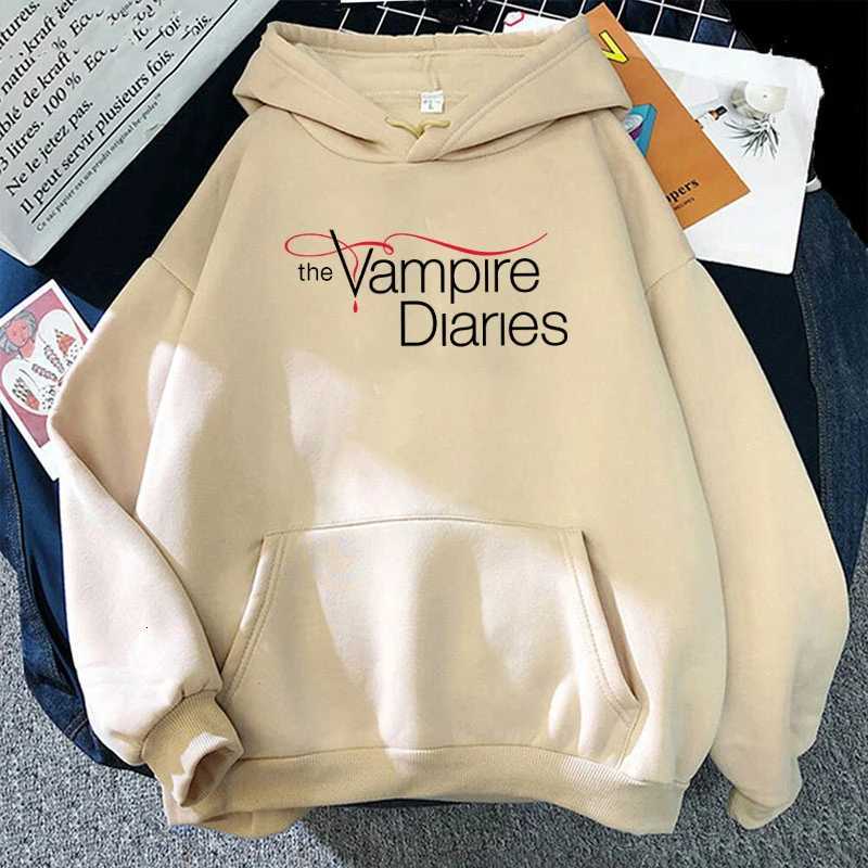 New The Vampire Diaries Print Hoodie Women Men Casual Tops Autumn And Winter Sweatshirts Long Sleeve Harajuku Pullover XJ250717