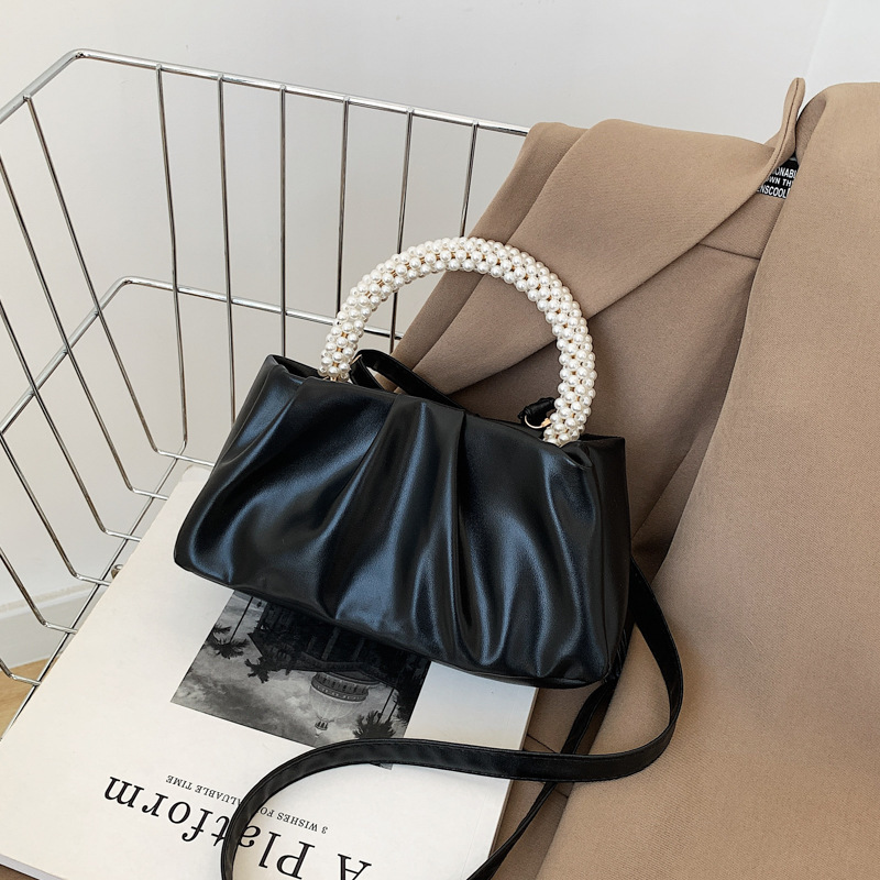 2025 Summer New Women's Single Shoulder Crossbody Bag Solid Color Summer women's New Cloud Bag Fashion Simple Fashion Handbag New Designer B