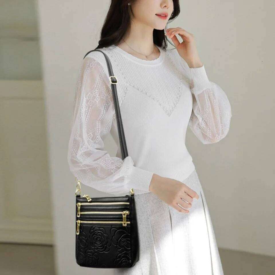 Three Zippers Design Crossbody for Soft Leather Handbags High Quality Shoulder Bag Bolsa Women Messenger Bags Sac