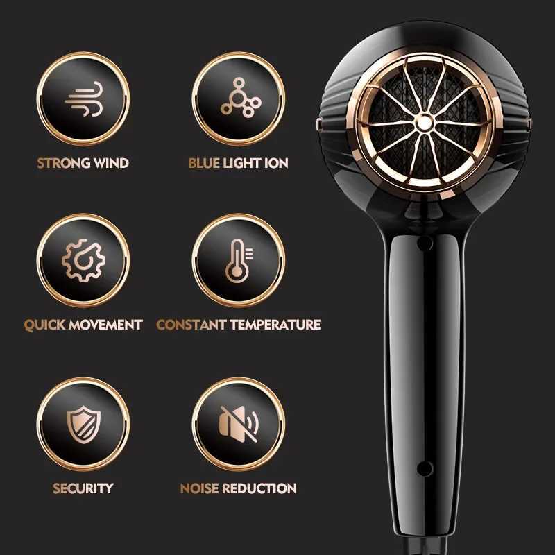 2025 High-Speed Hair Dryers High-Power Fast Drying Silent Cold And Hot Constant Temperature Household Hair Dryers W250718