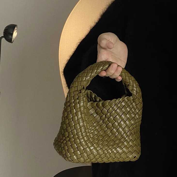 Small Tote Bag Handbag for Women New Mini Shoulder Crossbody Bags Casual Woven Beach Bag 250718