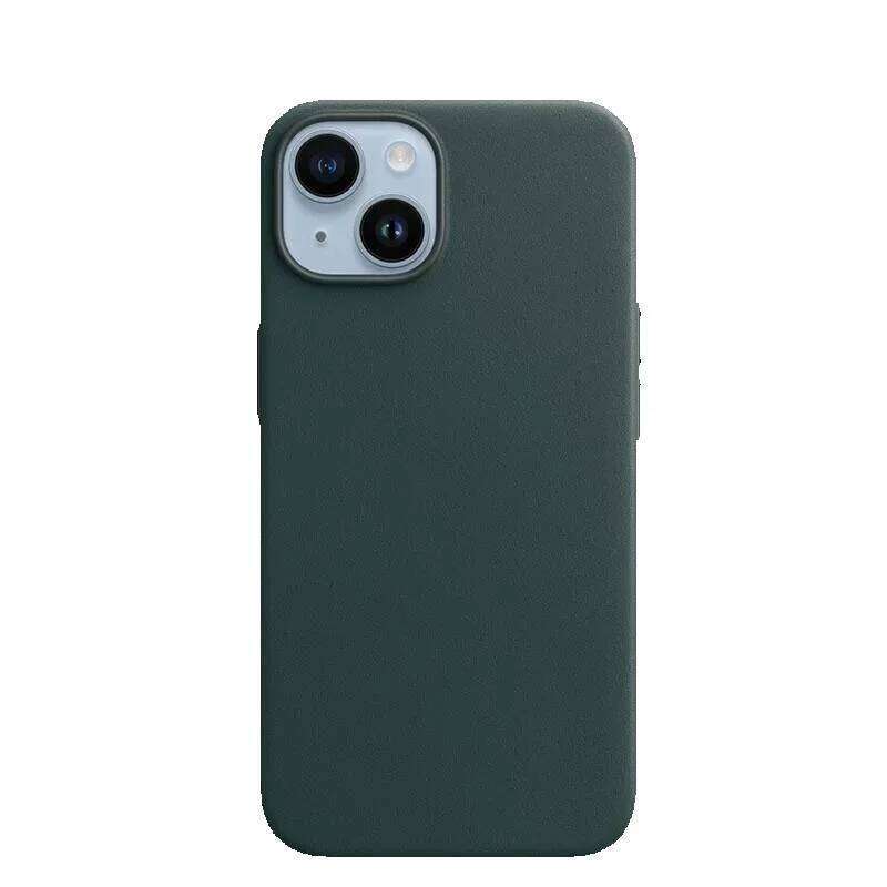 2025 New Phone Cases Original Leather Magnetic Apple Magsafe For Iphone 14 12 Pro Max Mini 13 Pro, Case With Wireless Charging And Drop Protection