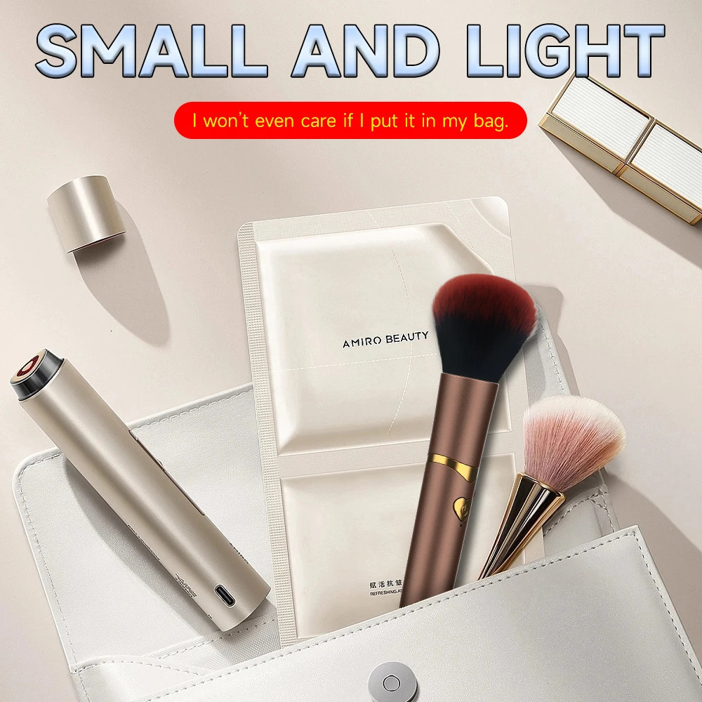 2 In 1 Portable Makeup Brush Rechargeable Electric Foundation Brush For Liquid Creams And Foundations 250716