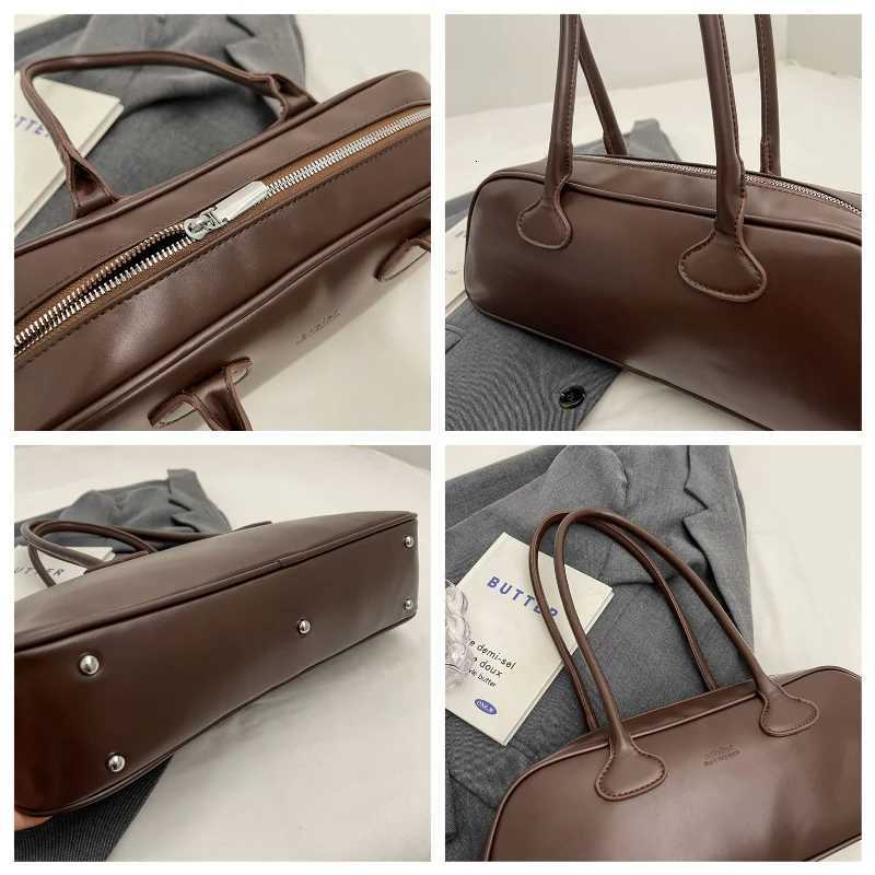 igh Quality Portable Quiet Luxury Vens Underarm Bag Simple Solid Color Designer Shoder Bag Trend PU Leather Handbag Ladies Y250718