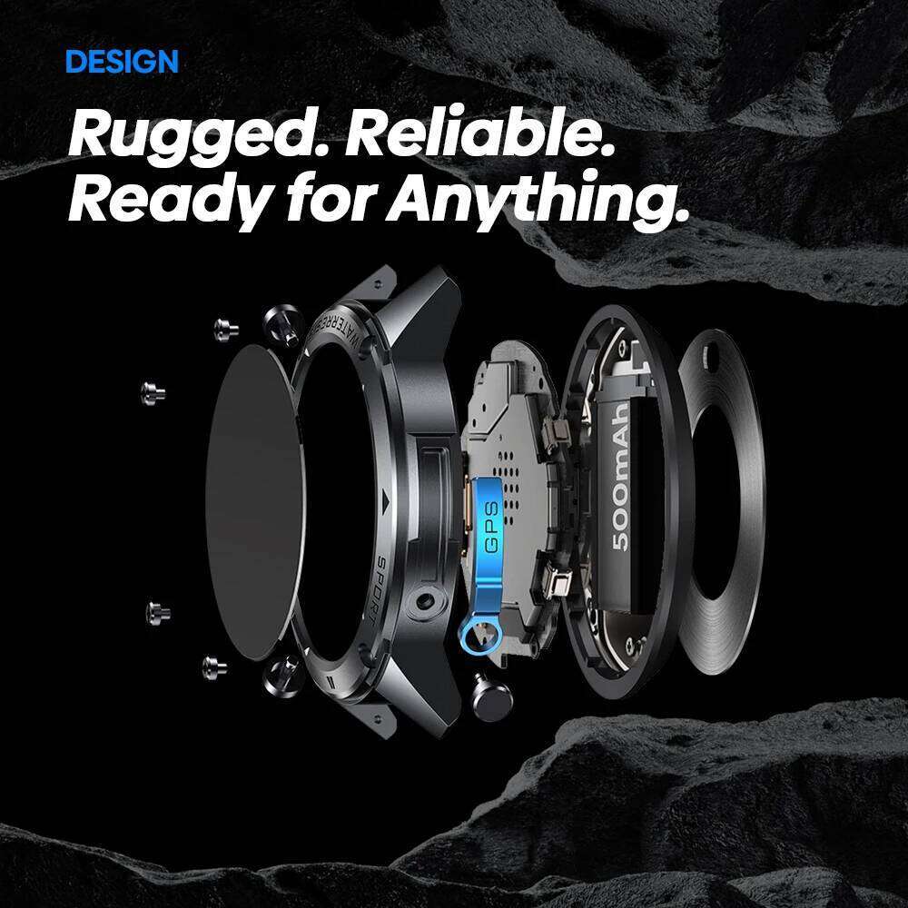 New Zeblaze Stratos 2 Ultra GPS Smart Watch Built-in Compass Barometric Altimeter Dual-band GNSS Voice Calling Smartwatch 10 ATM free shipping