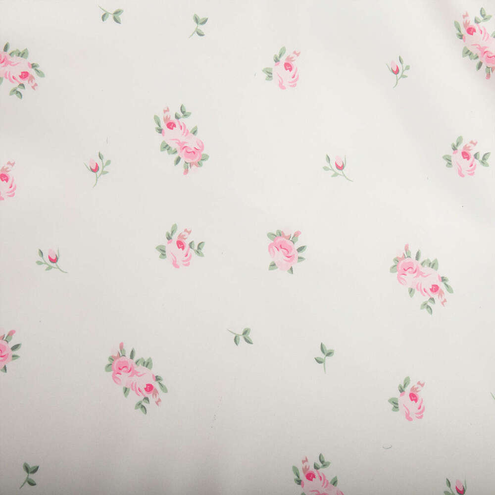 Printed Spring Summer New Elegant Floral Satin Print Draped High Waist Midi Skirt B5