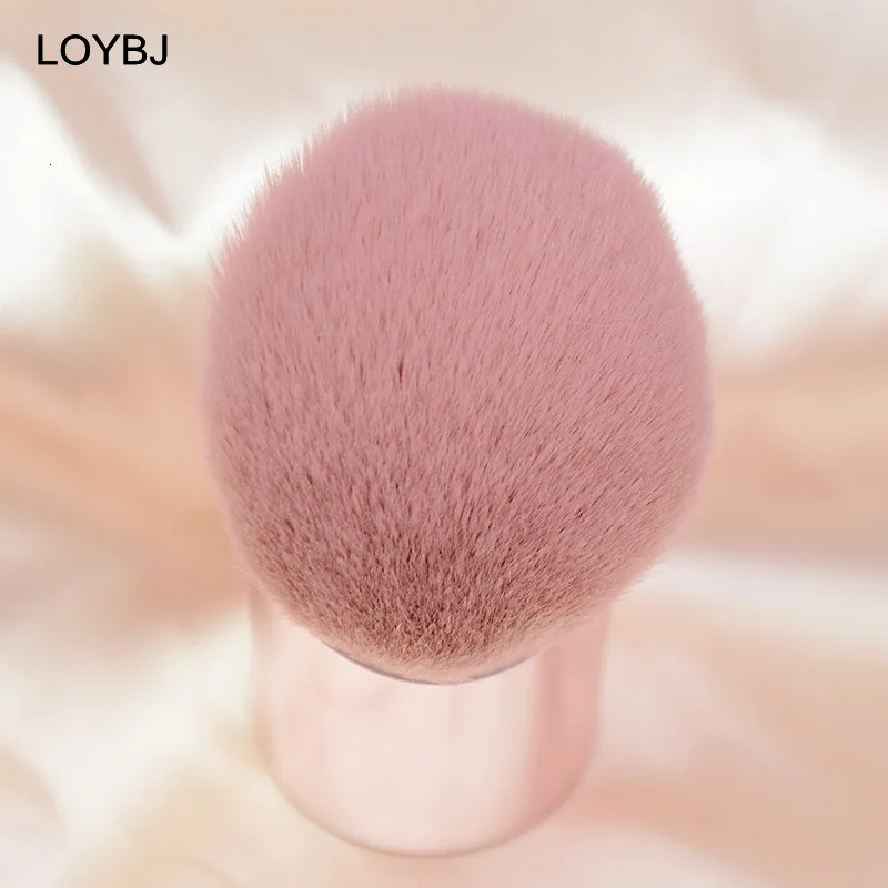 LOYBJ 1pcs Powder Makeup Brush Oblique Round Head Powder Foundation Blush Contour Brushes Professional Cosmetic Blending Tools 250716