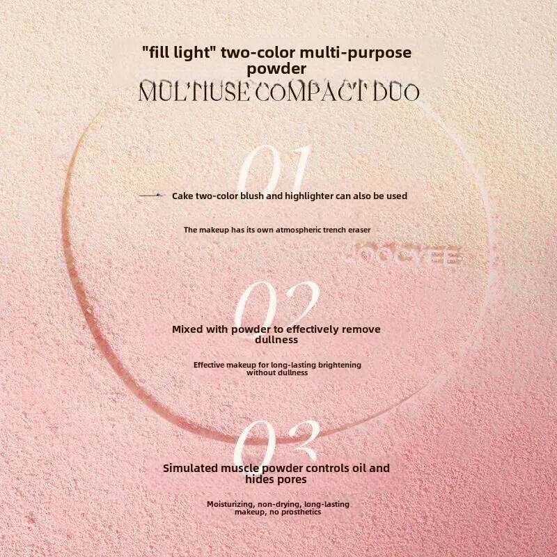 Joocyee lti Function Palette Face Brightening Matte Pressed Powder Blusher Makeup Korean Cosmetics Base Blush X250717