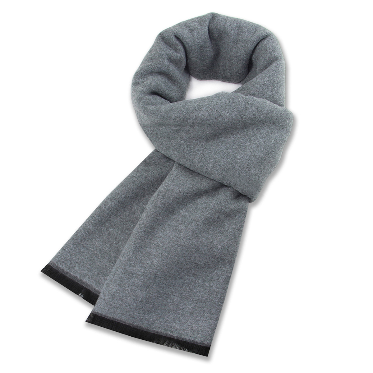 K1396 Pure color wool red scarf spot wholesale embroidery l company annual meeting gift red scarf