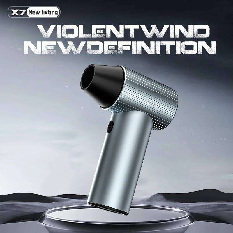 X7 Violent 500G Wind Pressure Brushless Motor 40Mm Turbo Jet Fan With 3 Nozzles Dust Blowing Keyboard Cleaning Air Blower