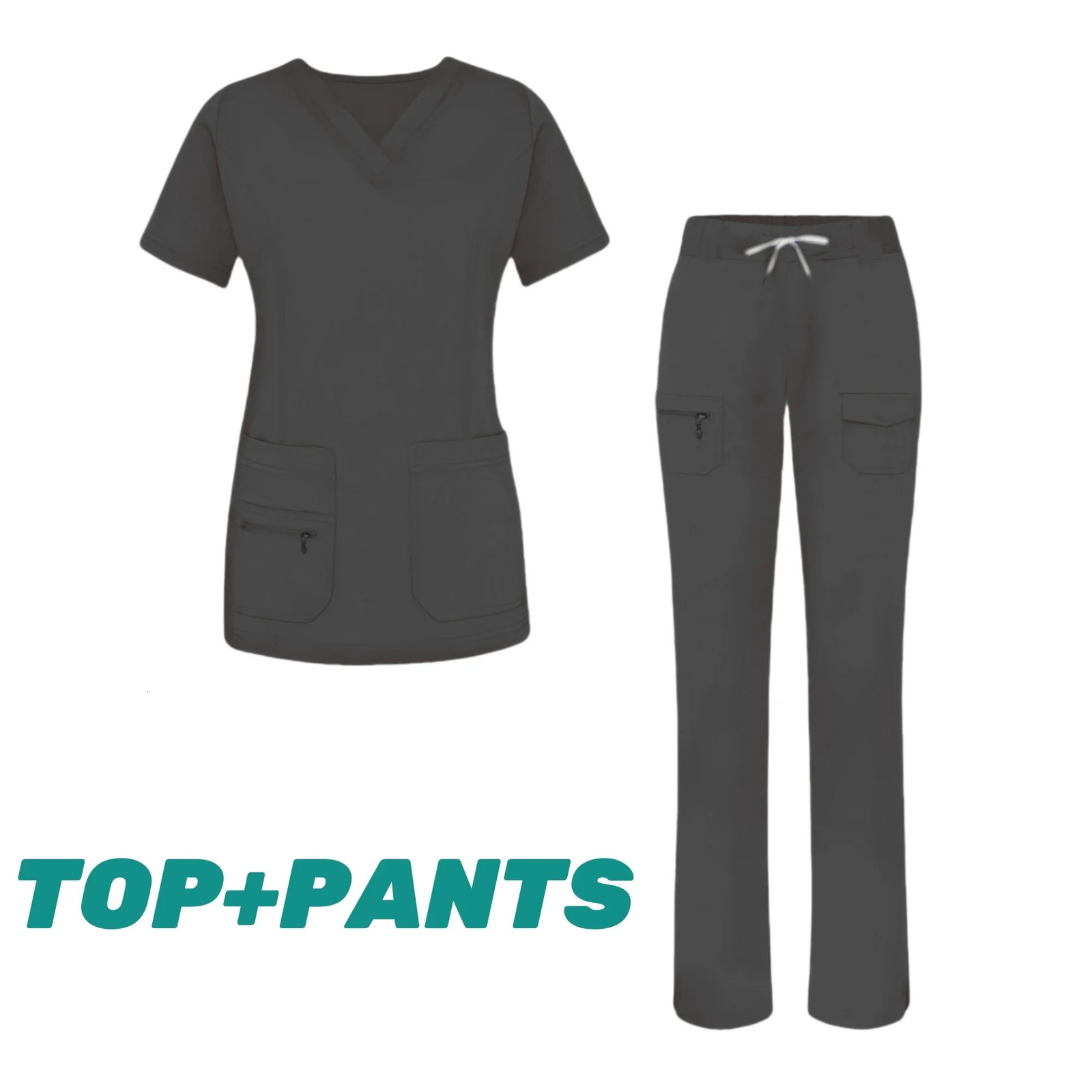 Factory Supplier Nursing Scrub Set Anti Wrinkle Washable Soft Uniform Nurse Scrubs for Uniforms Women 250715