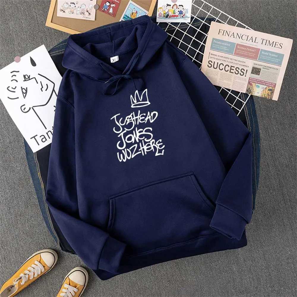 Hoody Riverdale Women Pocket Street Sweatshirt Hip Hop Style Fce Hoodie All-Match Comfortable Clothes XJ250717