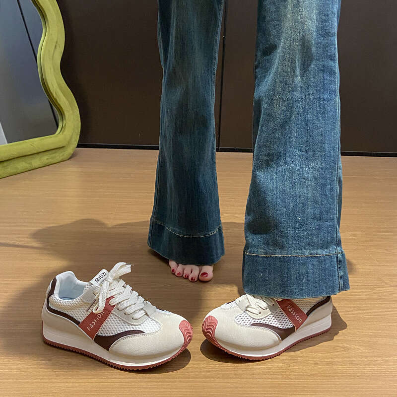 2025 White Sneakers Free shipping for Women Spring New Korean Free shipping Style Female Students Casual Sports Versatile Agan Shoes Street Fashion FS