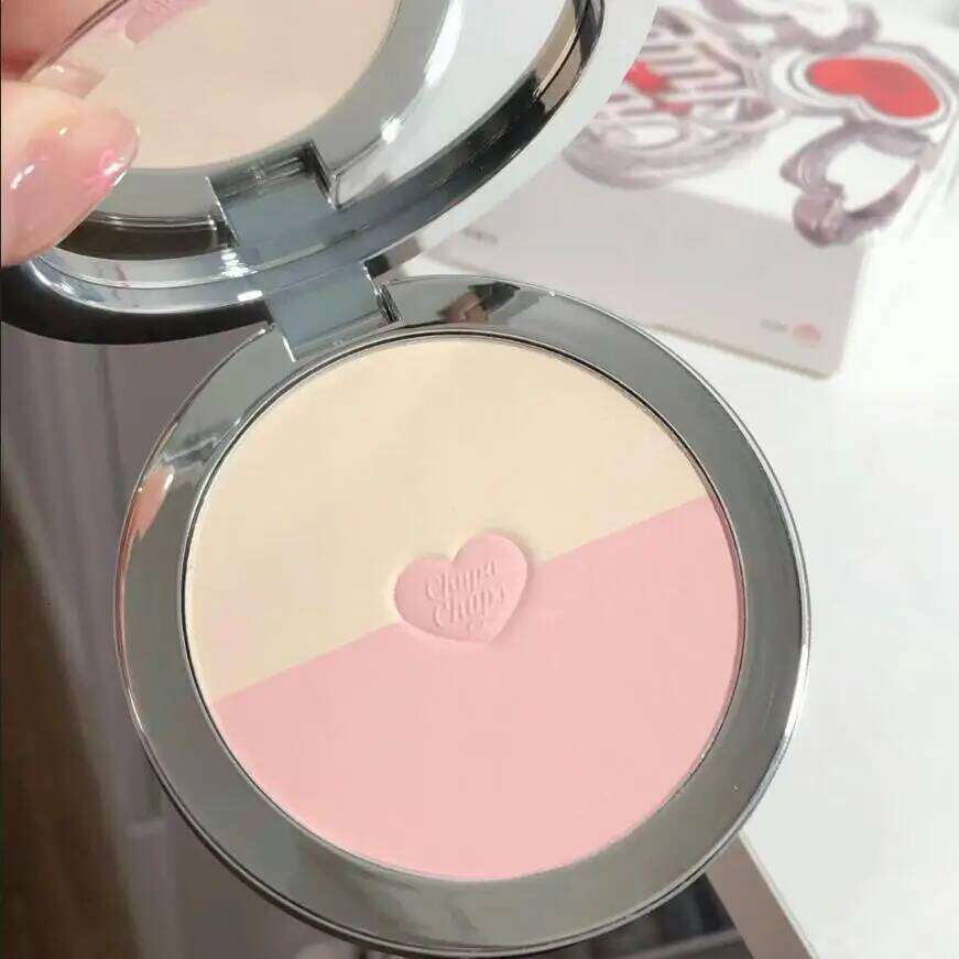 Joocyee Jewelry Sand Blusher Compact Powder Korea Makeup 100% Natural With Vitamin E Blush Highlighter Matte Finish X250717