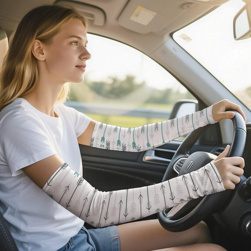 Southwest Canyons Diamon UV Protection Ice Silk Sunscreen Sleeve, Outdoor Summer Sports