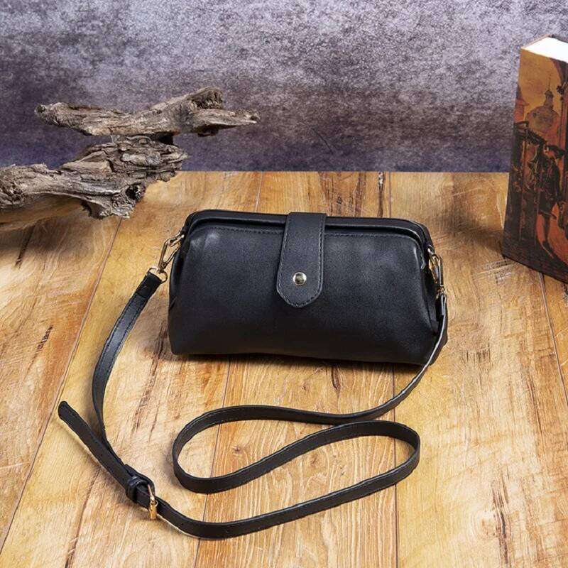 Vintage Women Crossbody PU Leather Shoulder For Commuting Fashion Clip Casual Ladies Small Bag Gift Wallet handbag