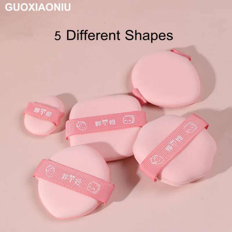 GUOXIAONIU 5pcs Veet Powder Cosmetic Mini Sponge Bigger In Wet Foundation Blending Sponges Applicator Makeup Puff Tools X250718