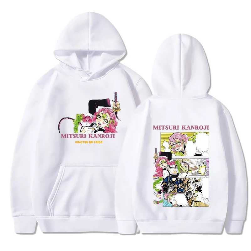 Demon Slayer Kimetsu No Yaiba Anime Manga Mitsuri Kanroji Hoodies Men Fashion Long Sleeve Sweatshirts Hoodies Pullovers Sweatshirts XJ250717