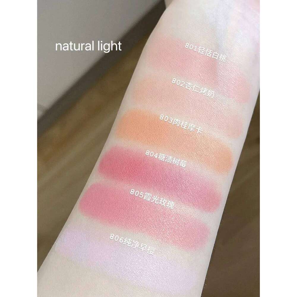 Maogeping Gauzy Magic Blusher Matte Powder Brightening Face Red Plate Repairing ple 806 Expanding Color Natural X250718