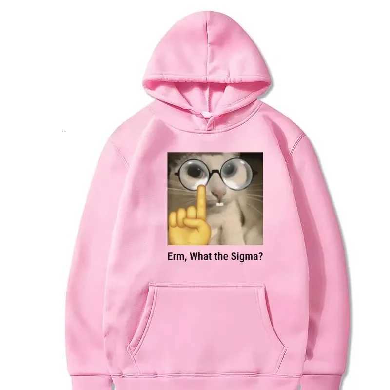 Um What Sigma? Funny Meme Sport Hoodie for Men Women Silly Cat Humor Printed Fashion Tops Fce Sweatshirt Winter Hoodie XJ250717