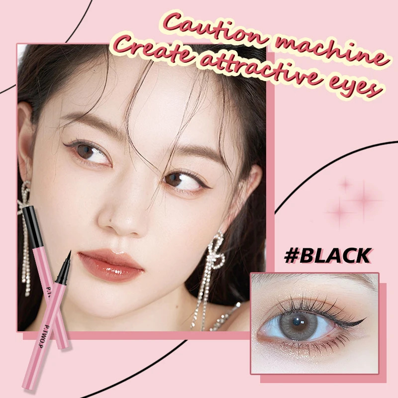 Professional Liquid Eyeliner Cat Style Pen Long-lasting Quick Drying Anti-sweat Waterproof Smooth Matte Black Eyeliner Makeups 250717