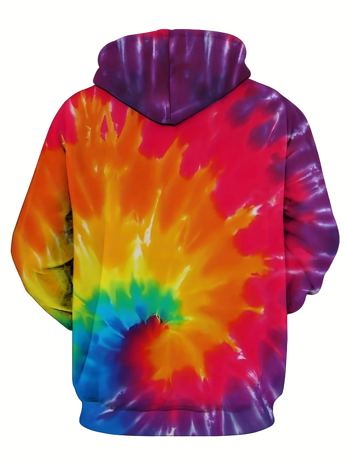 Mens Hoodie 3D Tie Dye Print Sweatshirts For Men Casual Hooded Shirt Y2k Hoodies Pullover Clothes Harajuku Top Clothing 250709