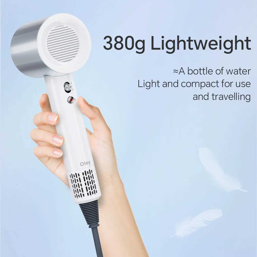 000 High-Speed Hair Dryer 900 Lightweight Powerful Brushless Motor Low Noise Quick Dryer Negative Ionic Blow Dryer W250718