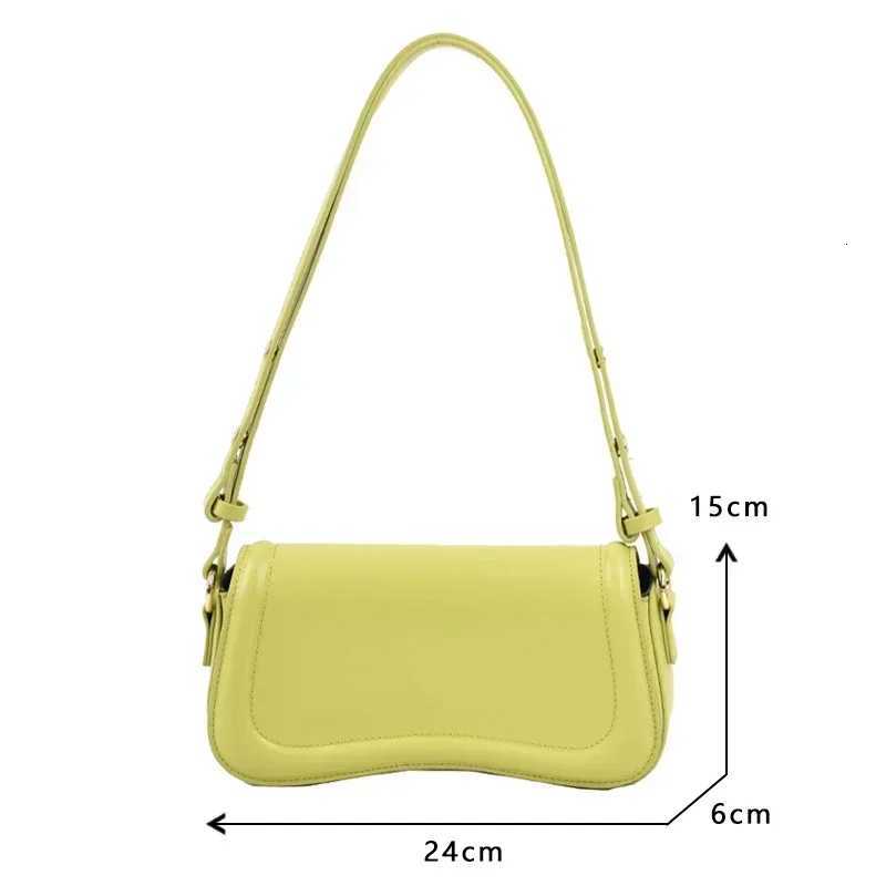 2024 New Designer Shoulder Crossbody Bags for Women Pu Leather Trend Female Underarm Bag FAshion Purse Flap Handbags R250717