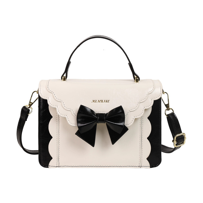 2025 summer new women's shoulder crossbody bag new bow niche time small square bag handheld bag new designer bag new designer women's luxury