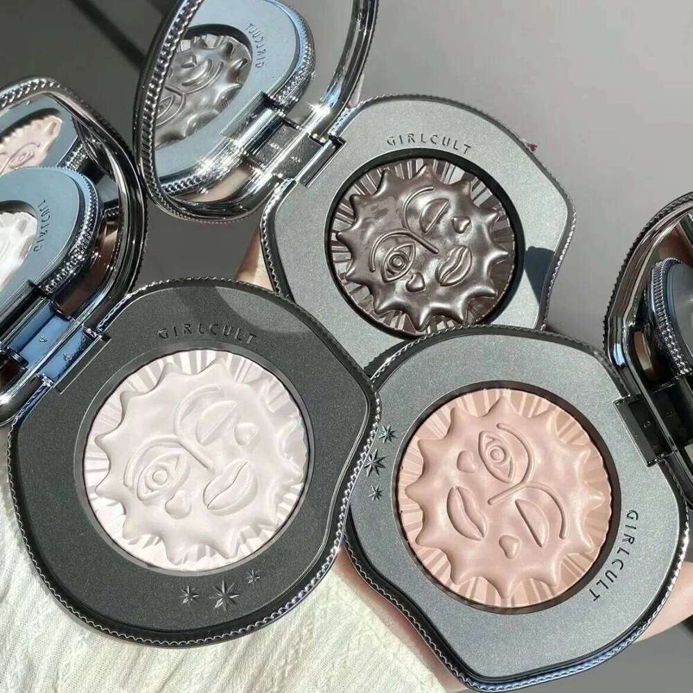 Girlcult Mood Contour Highlighter Cute Makeup Cruelty-Free Powder Blush Face for a Shimmery or Matte Finish X250718