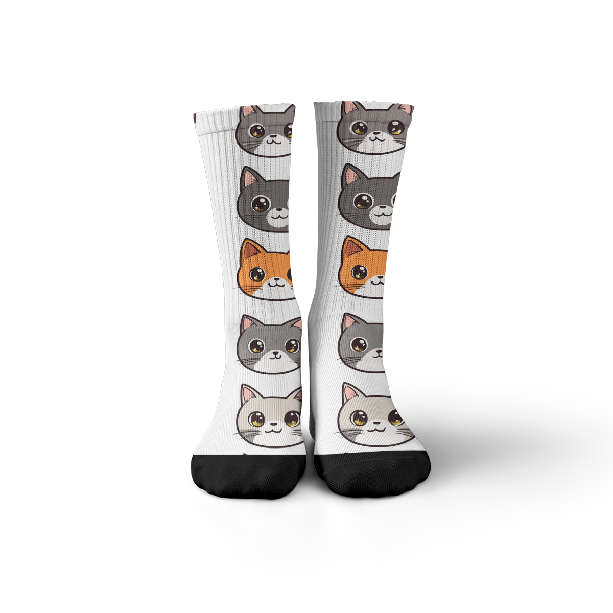 Cute Cat nisex Tube Socks Trendy Feline - Love Vibes C059socks