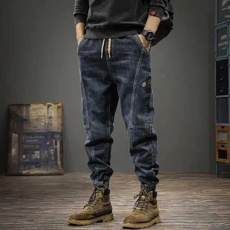 Loose Tapered Man Cowboy Pants Harem Jeans For Men Baggy Y 2k Vintage Stylish 2024 Korean Autumn Trousers Promotion Hot Cheap XS X250718