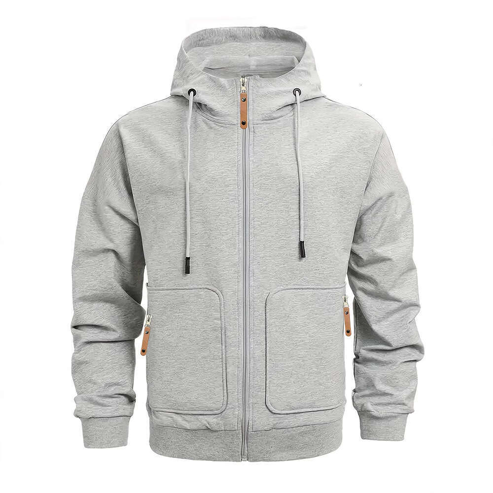 Spring And Autumn New Hoodie Zipper Long Sleeve Sweatshirt Versatile Men's Sports Casual Cardigan B5