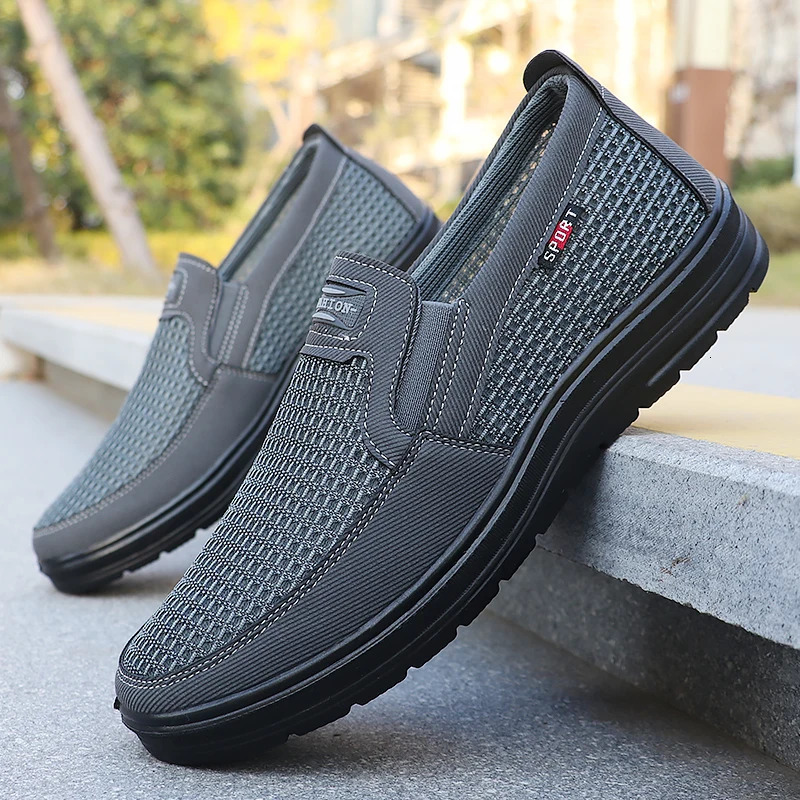 Mens Fashionable Solid Woven Knitted Running Shoes Lightweight Breathable and NonSlip Perfect Sports for Outdoor Ad 250717