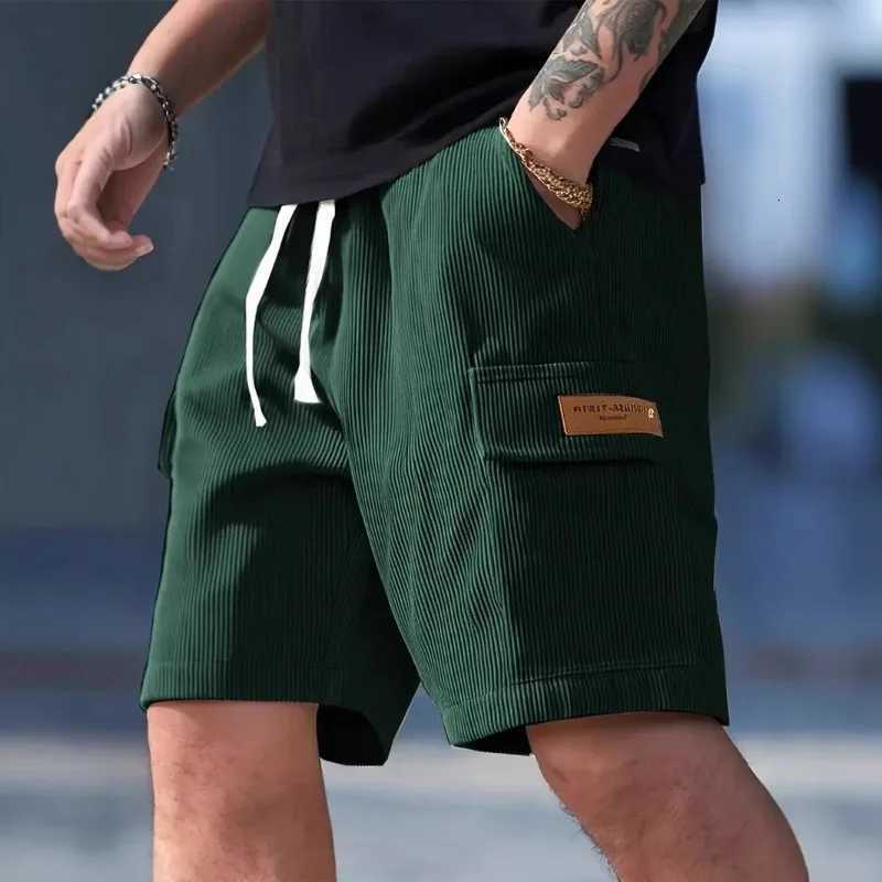 American Mens Shorts Summer Striped Loose Casual Shorts Versatile Tide American Style Five-minute Pants Fashion Shorts W250718