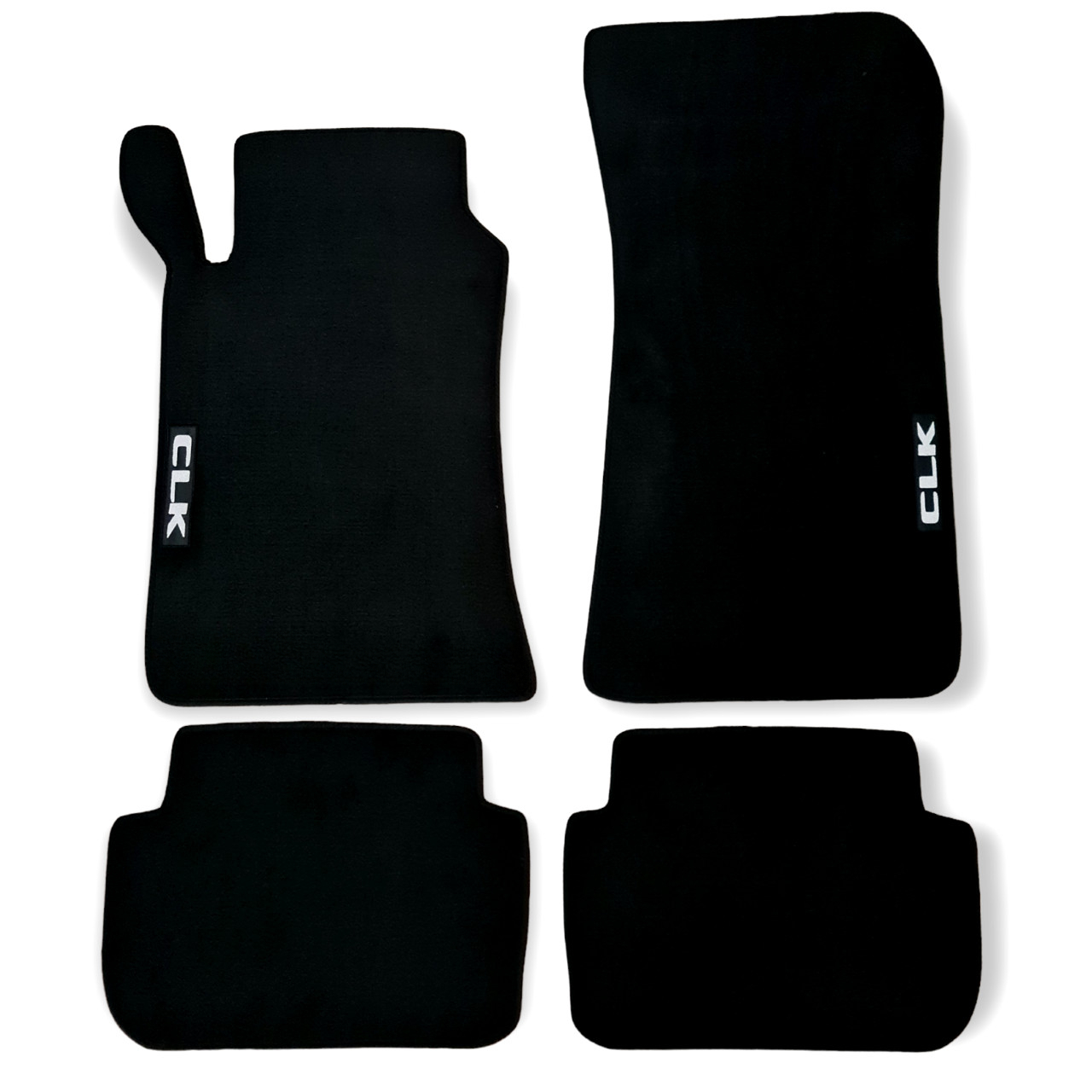 Car Floor Mats Velour For Mercedes CLK C209 Auto Liners Waterproof Black Carpet