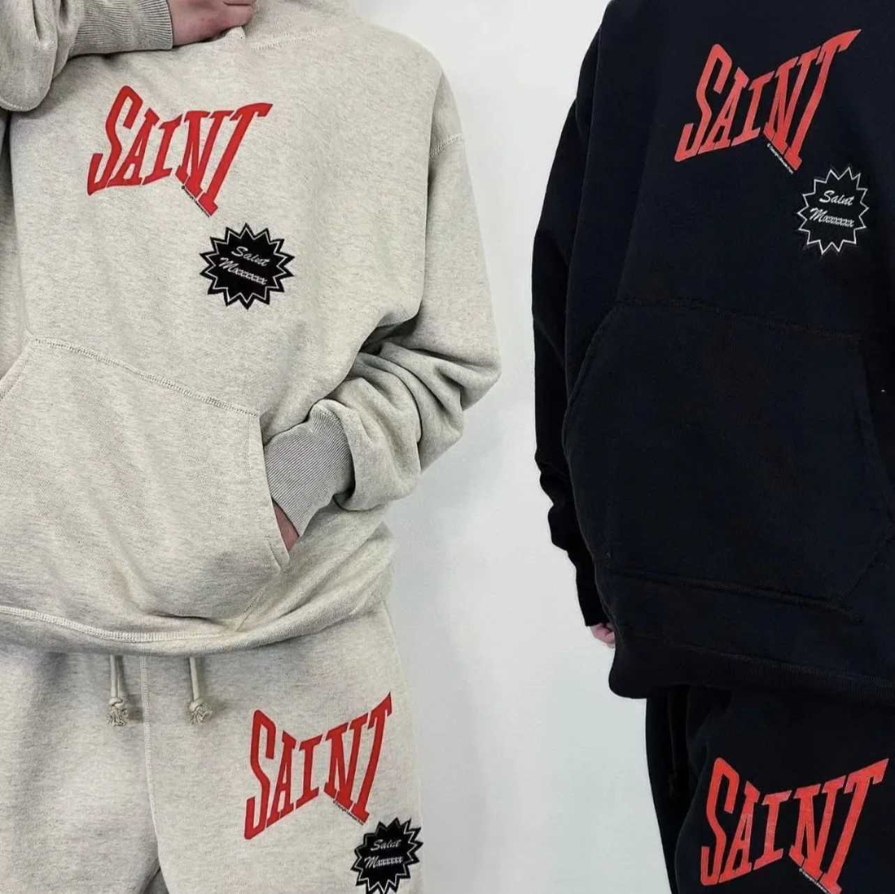 Saint of Michael American High Street Casual Loose Vintage Couple Hoodie Men and Womens New Trend Fashion X250718