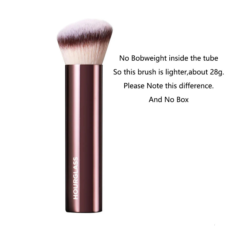 1pcs Angled Foundation Makeup Brush Powder Make Up Brushes Metal Handle Aluminum Tube Hourglass High quality cosmetic 250714