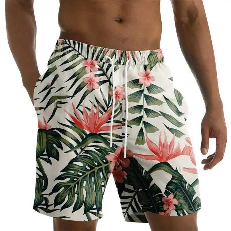 Summer 3D Colorful Geometric Print Trendy Casual Vacation Beach Ultra Light Quick Dry Breathable Polyester Mens Beach Shorts W250718
