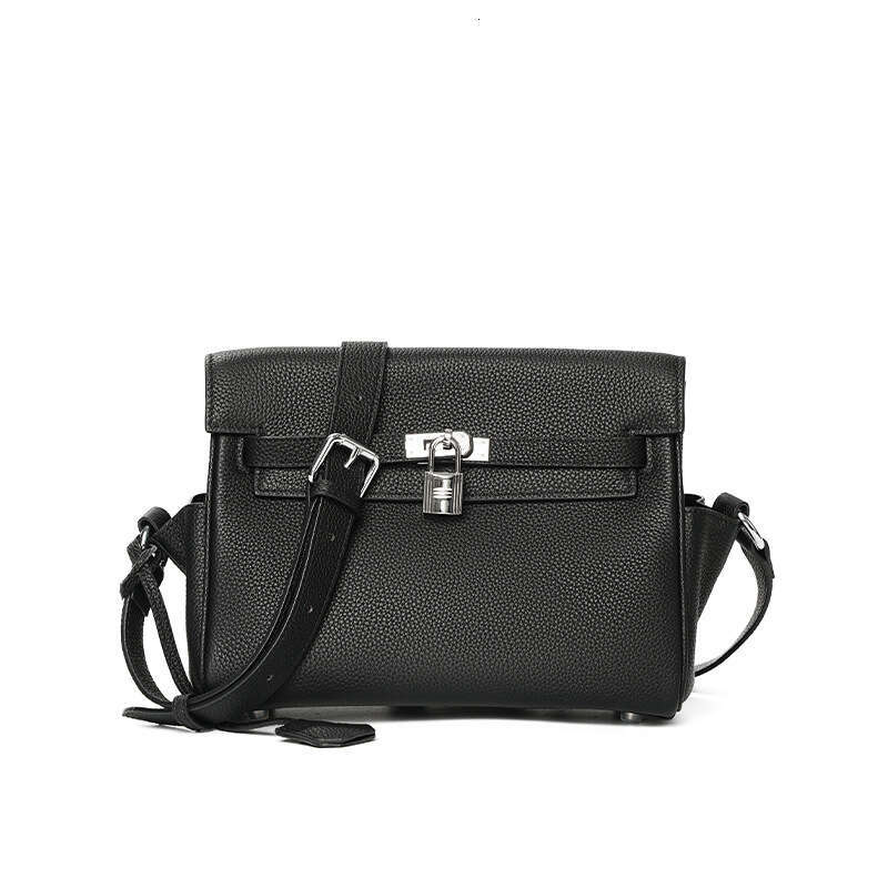 Luxury designer original Togolese leather messenger with large capacity and high quality hand slung portable shoulder bag.