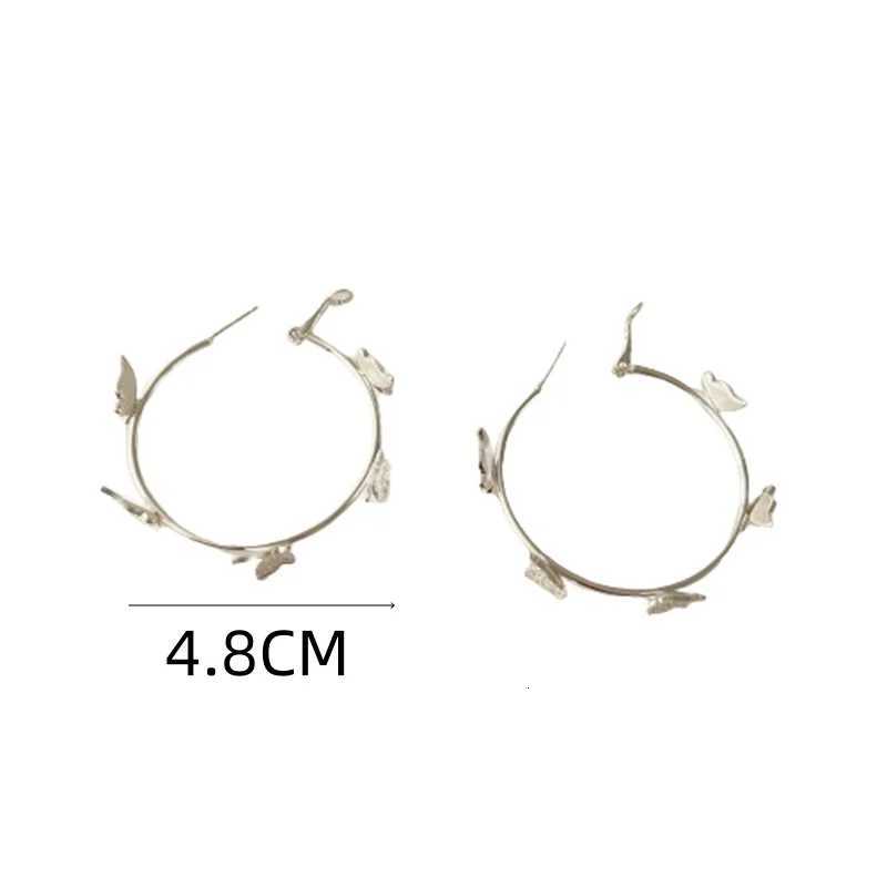Exaggerated Big Round Hoop Earrings for Women Simple Gold Color Geometric Circle Huggie Loop Jewelry Brincos Gift X250718