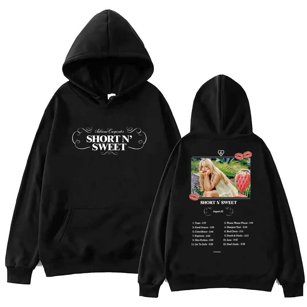 Sabrina Carpenter Short N Sweet Hoodie Unisex Harajuku Pullover Tops Long Sleeve Hoodies Music Tour Fans Gift X250718