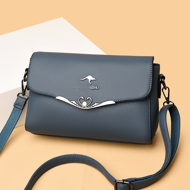 Women's handbag new shoulder bag designer bag crossbody bag women's soft leather bag multifunctional small square bag