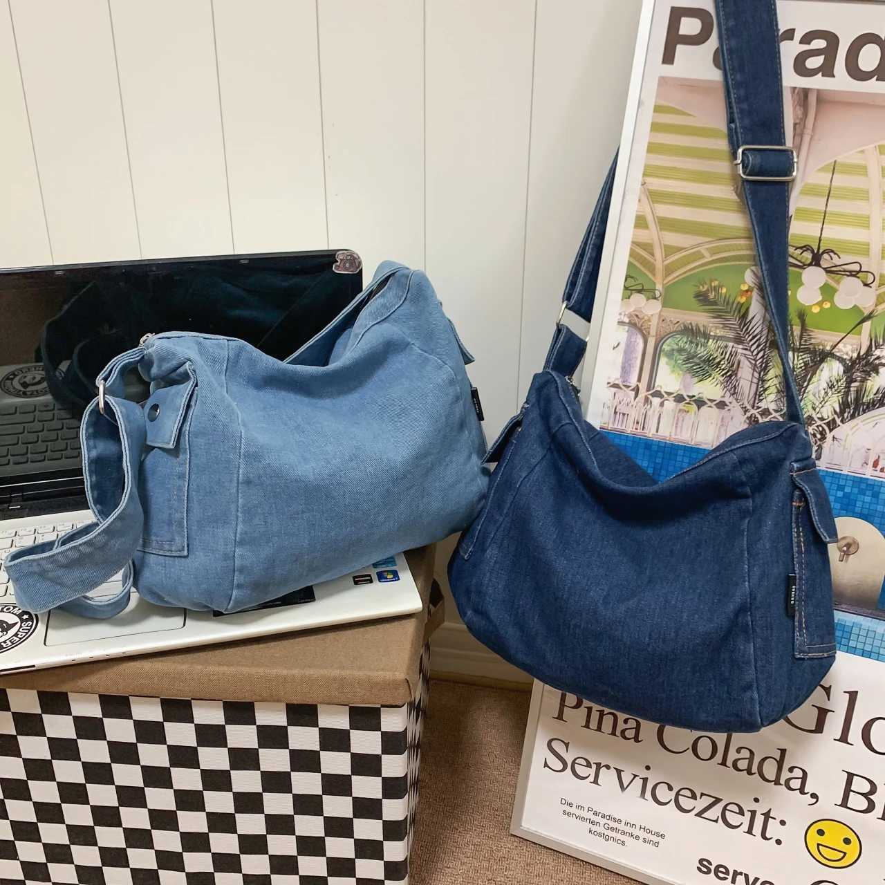 New Fashion Casual Womens Crossbody Bag Simple Style Multi Functional Shoulder Bag High Quality Soft Fabric Womens Handbag Z250718