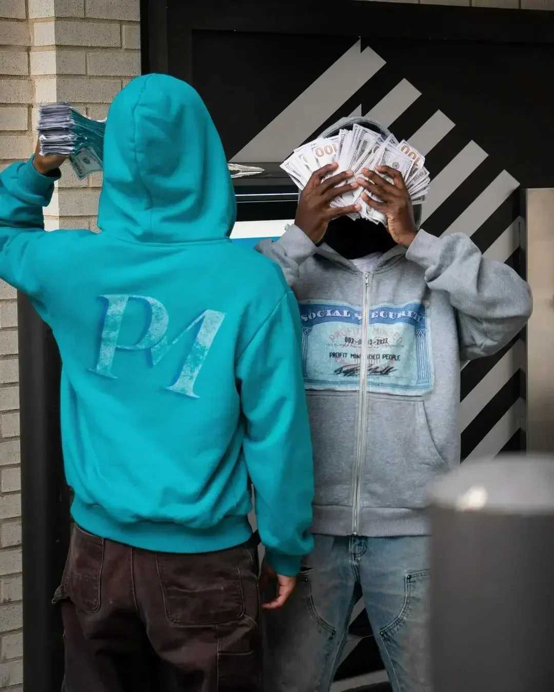 Mens Gray Printed Zip Up Hoodie Sweatshirt Y2K Style Streetwear Outfit Hoodies Men And Women Harajuku Casual Top Men Clothing X250718