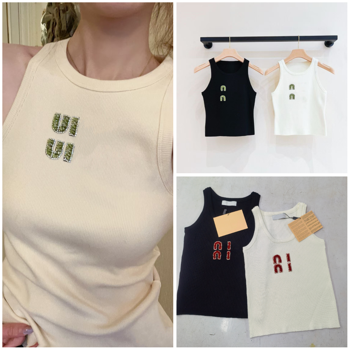 designer tank top clothes women designer knitting vest high quality t shirts designer shirt women summer tops women apparel fashion top chest letter shirt women vest