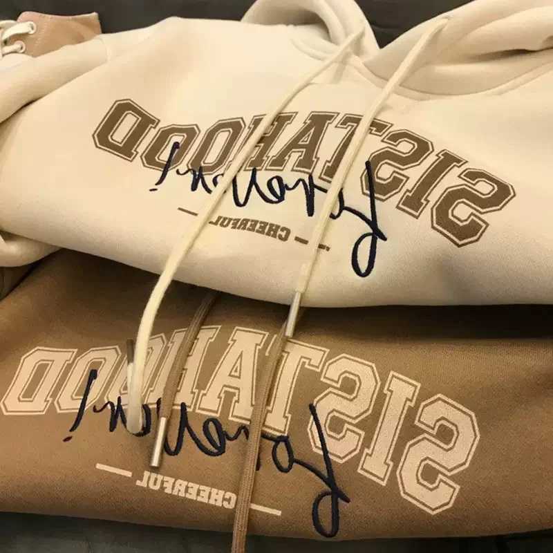 American Retro Wide Print Womens Sweatshirt for Autumn and Winter Casual Top New Style Fun and Beautiful XJ250717