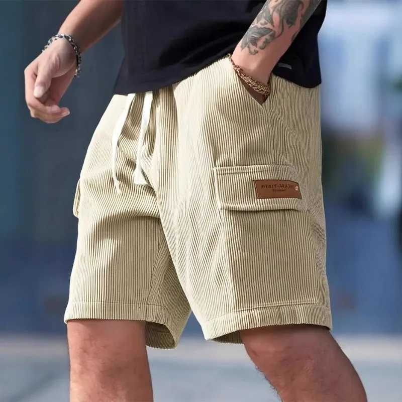 American Mens Shorts Summer Striped Loose Casual Shorts Versatile Tide American Style Five-minute Pants Fashion Shorts W250718