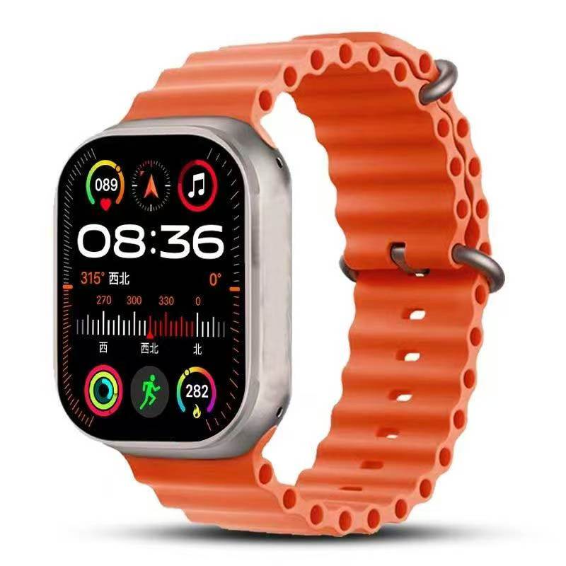 Ultra 2 Unisex Smartwatch | 49mm Strap Large Touch Screen Wireless Charging Sports Watch free shipping